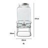 Dispensador Líquido Rustik com Torneira 8L 22X22X37cm Dispensador Líquido Rustik com Torneira 8L 22X22X37cm