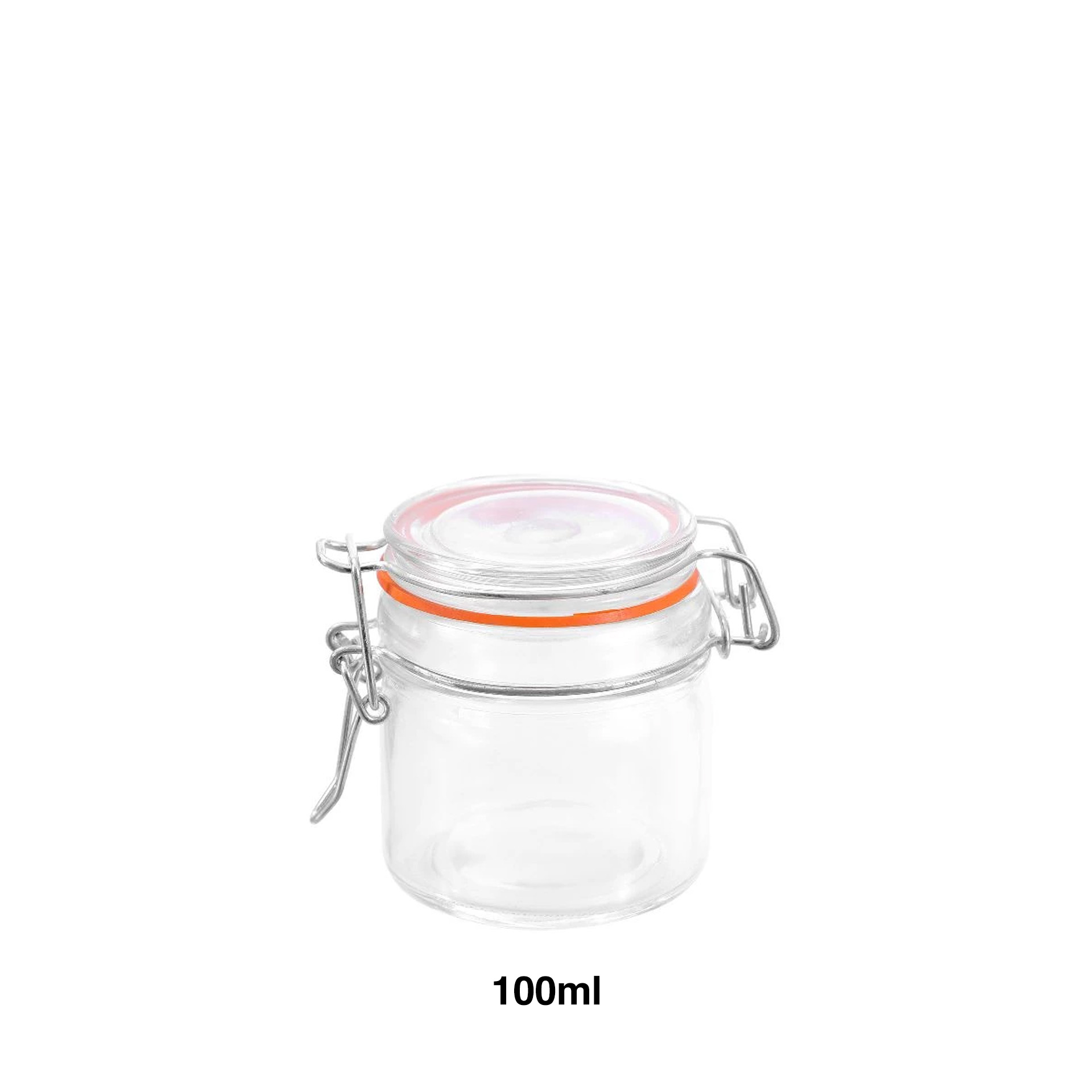 Frasco Hermético Vidro com Clip