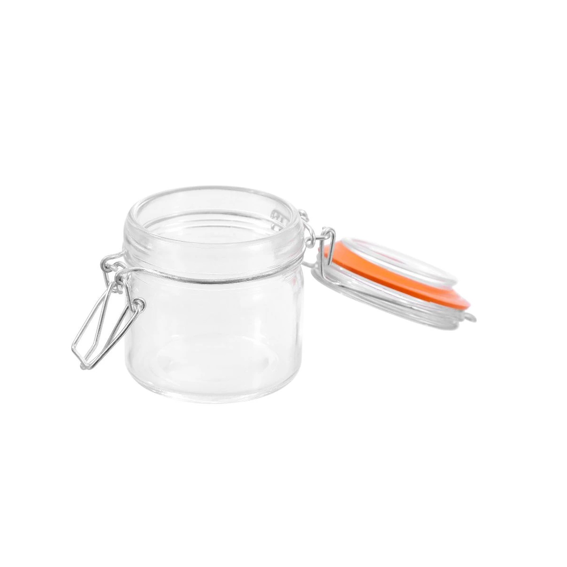 Frasco Hermético Vidro com Clip