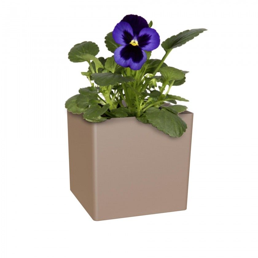 Vaso Oslo 10.5X10.5cm 1L Tortora Mate