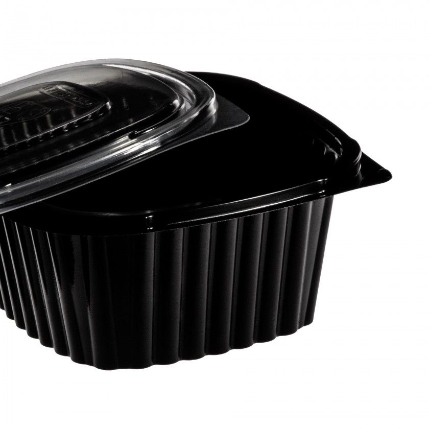 Caixa Take Away 425ml 13.7X13.7X4.5cm Pack 100