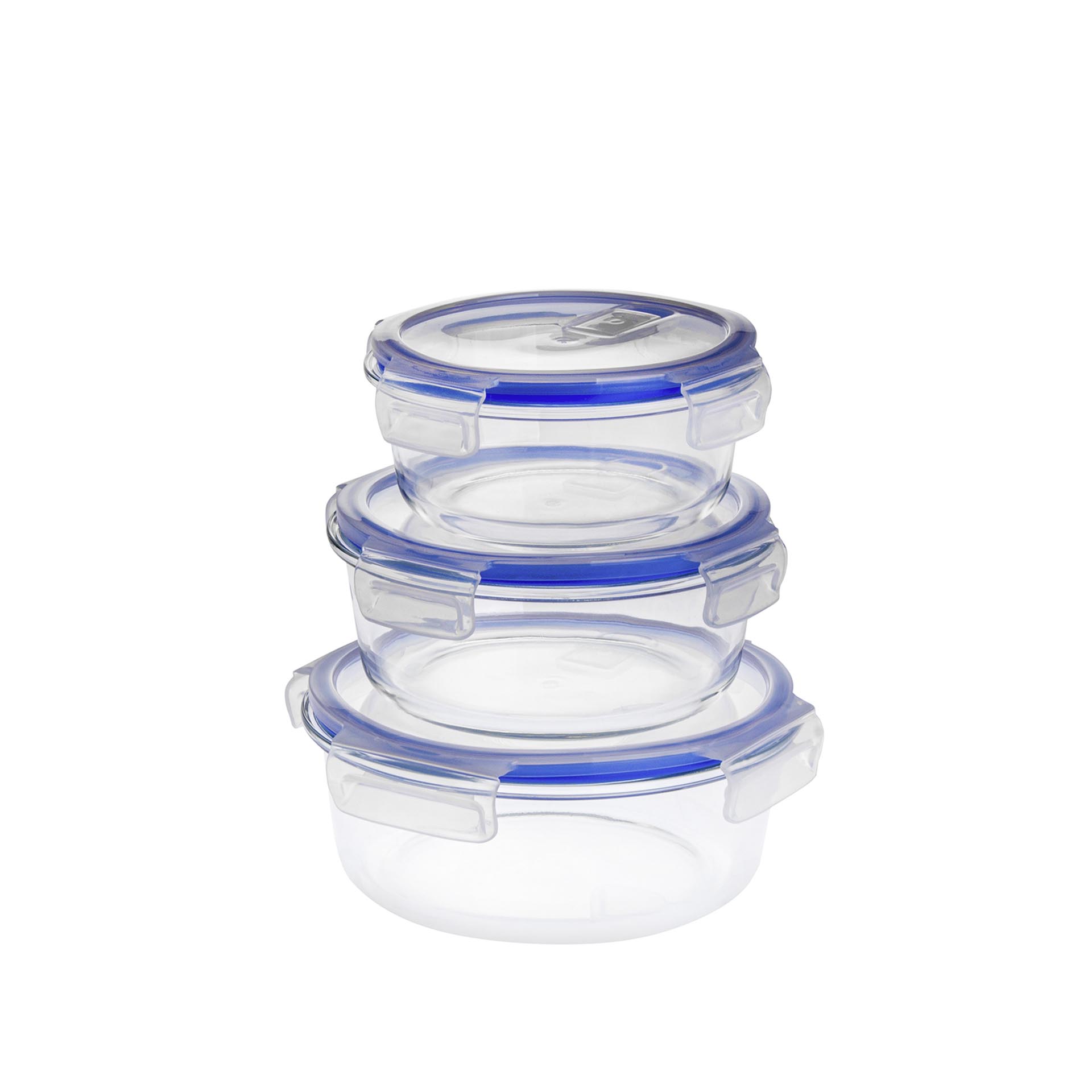 Caixa Hermética Vidro Colibri Redonda 600ml 14.5X7cm