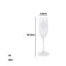 Copo com P Tempo Flute 20cl 4.8X22.5cm Pack 6