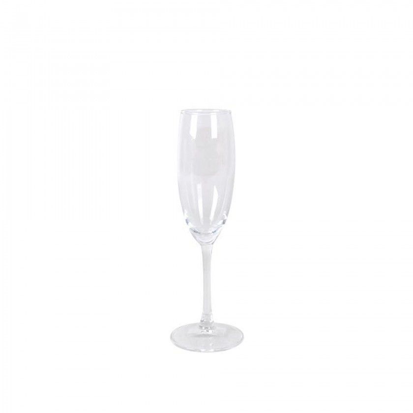 Copo com P Tempo Flute 20cl 4.8X22.5cm Pack 6