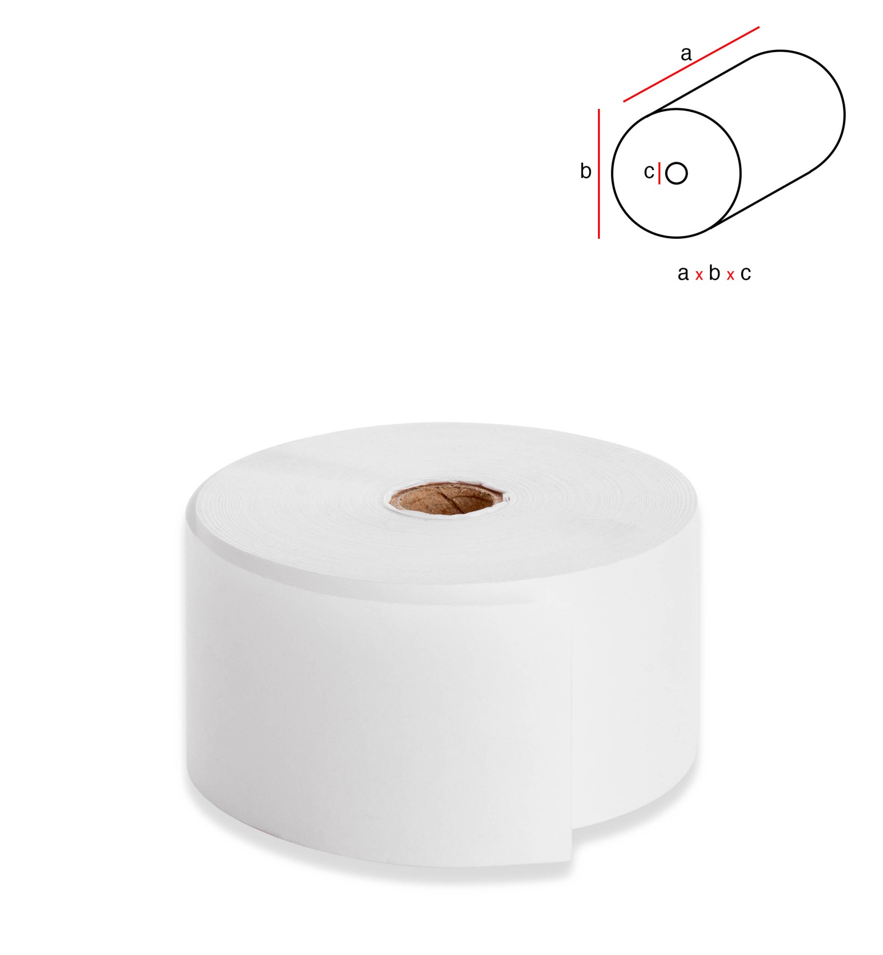Rolo Papel 60gr 37X70X11cm