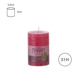VELA PILAR RUSTICA ROSA