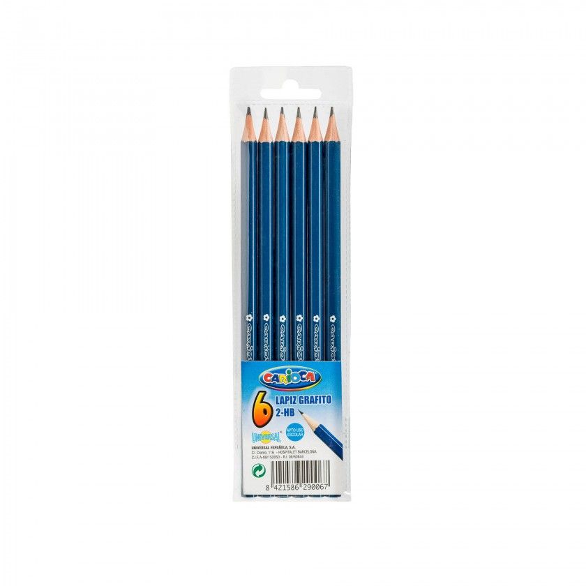 CARIOCA LPIS GRAFITE 2HB PACK 6