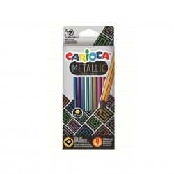 Lpis Cor Metallic Carioca 12 Cores