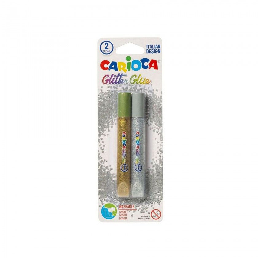 Cola Carioca Glitter 2X10.5ml Pack 2 Cola Carioca Glitter 2X10.5ml Pack 2