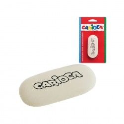 CARIOCA BORRACHA BRANCA OVAL 40142