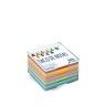 Suporte + Bloco Notas Flojim 10 Cores 800 Folhas 9X9cm