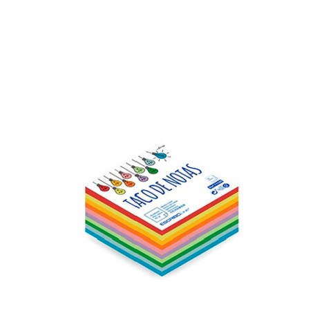 Bloco Notas Flojim 10 Cores 800 Folhas 9X9cm - Image product