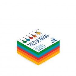 Bloco Notas Flojim 5 Cores Fortes 200 Folhas 9X9cm