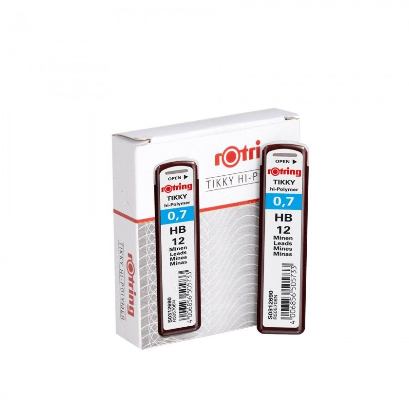 Caixa Minas 0.7HB Rotring Caixa Minas 0.7HB Rotring