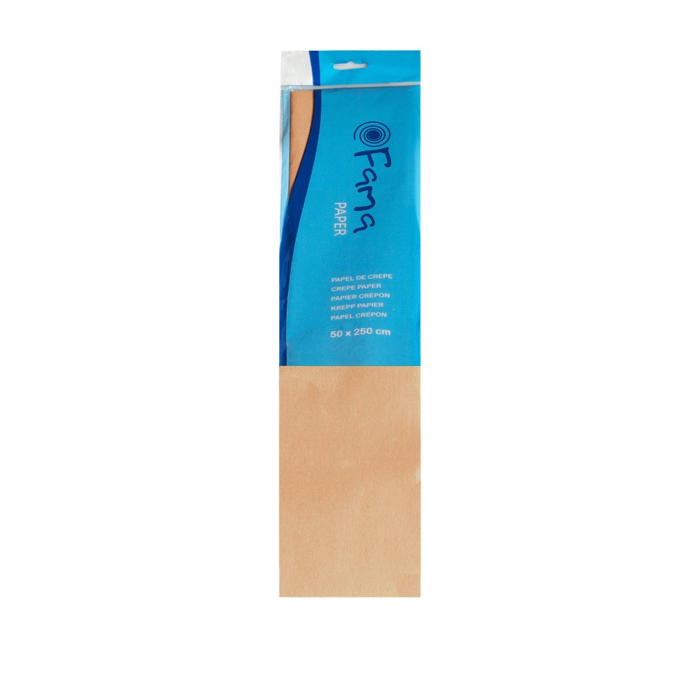 Papel Crepe Fama Salm�o 50X250cm