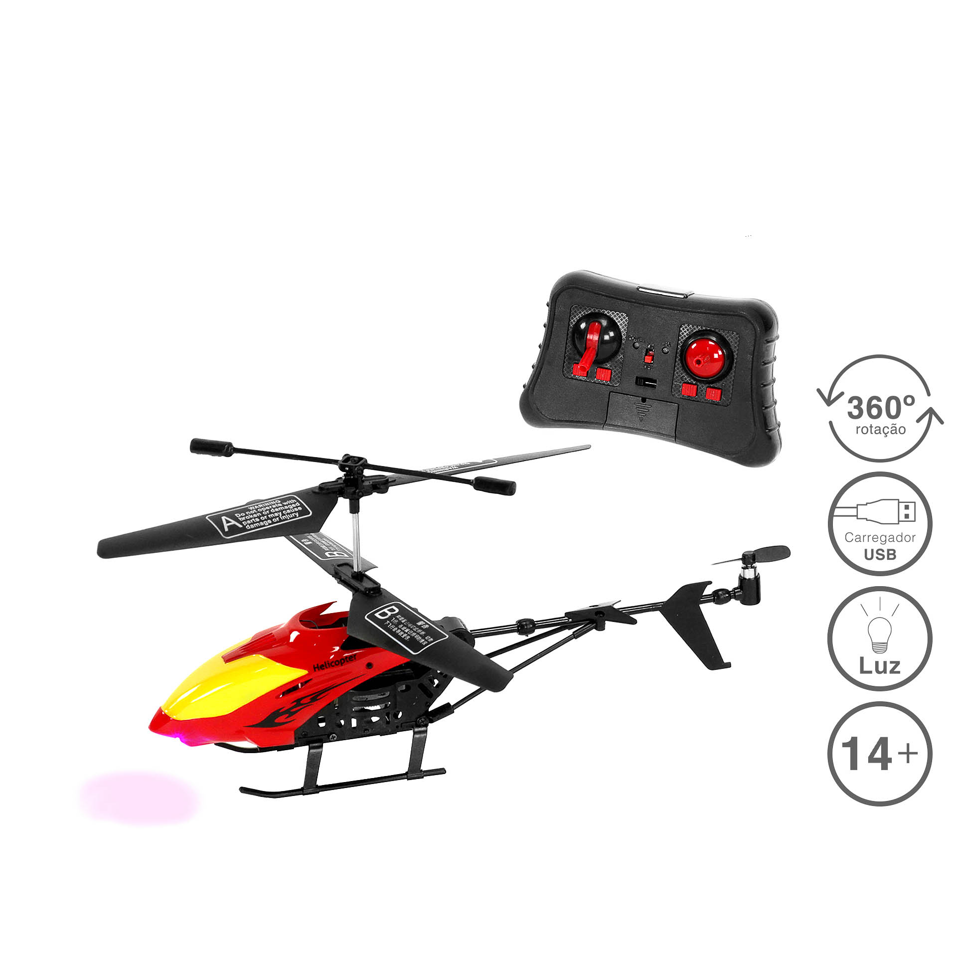 Helicóptero Com Comando 23CM