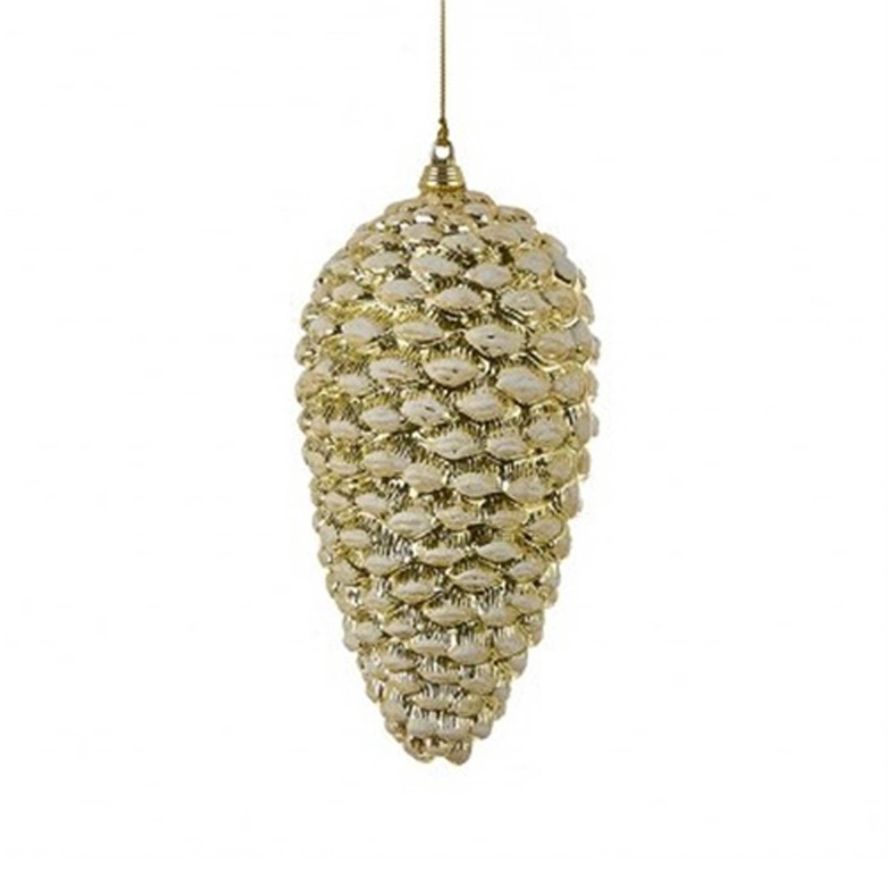 Pinha Natal Dourado 18.5CM
