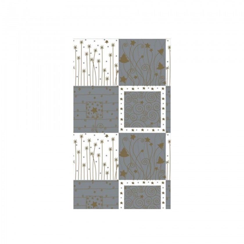 Papel Embrulho Natal Padr�o Natal�cio 70X100CM