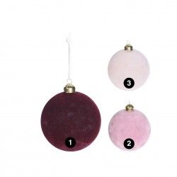 Bola Natal Veludo 10CM