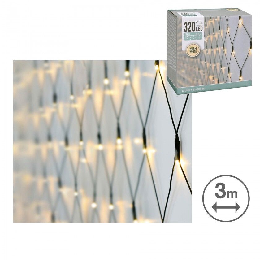 Cortina 320 Leds Luz Quente Cortina 320 Leds Luz Quente