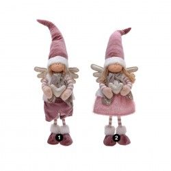 Anjo Cermica Com Vestido Rosa 65CM