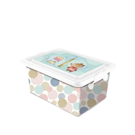 Caixa Multiusos Plástico Kids Azul 23l 38.5X27.5X18.5cm - Image product