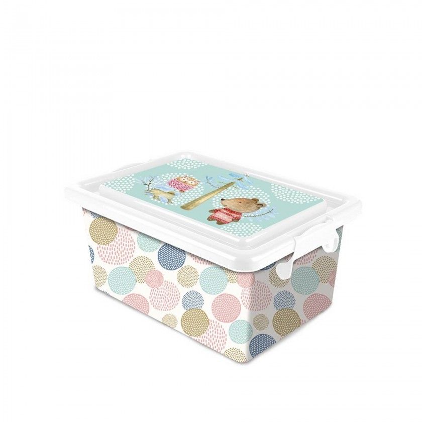 Caixa Multiusos Plstico Kids Azul 23l 38.5X27.5X18.5cm