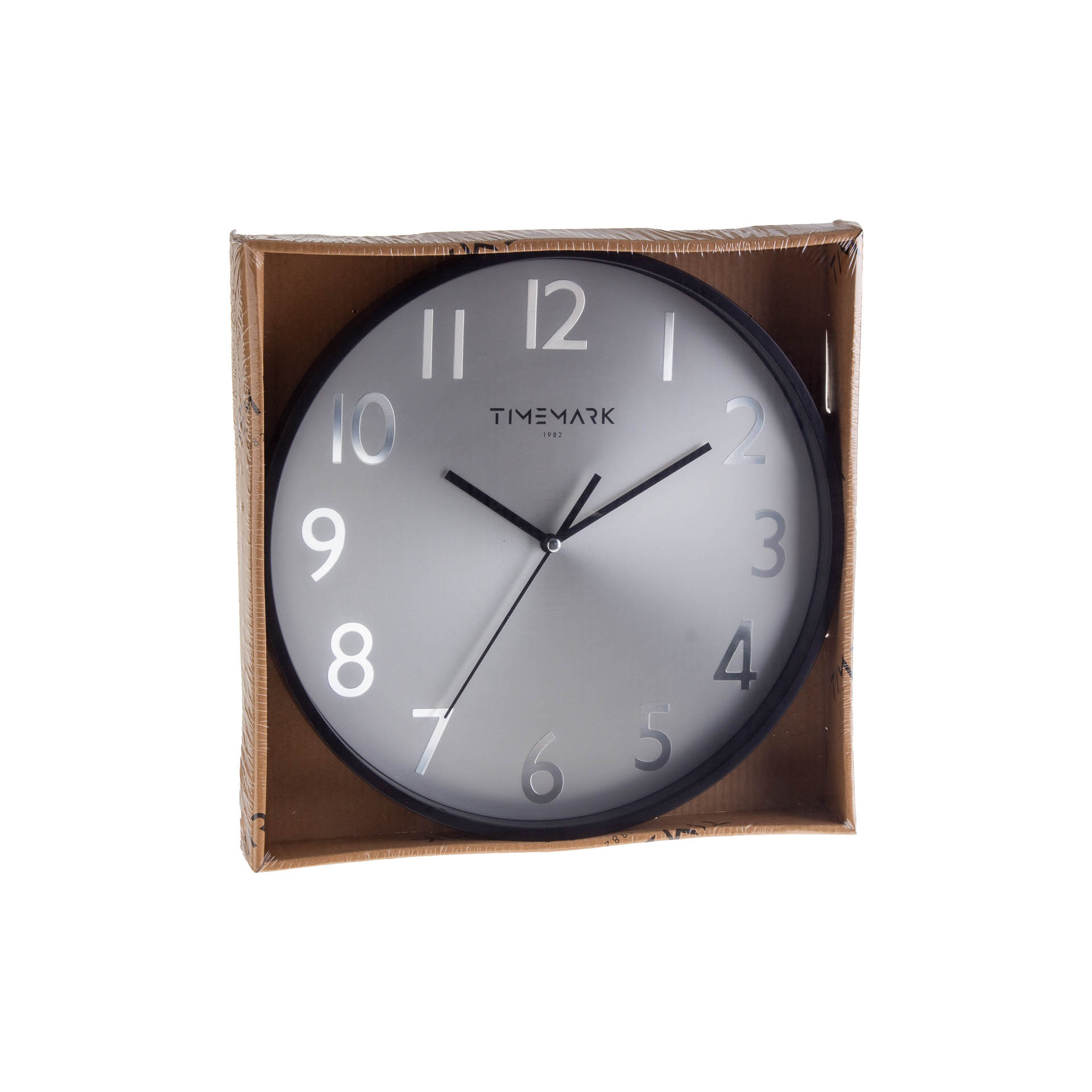 Relógio Parede Timemark Metal Preto 30cm