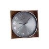 Relógio Parede Timemark Metal Prateado 30cm Relógio Parede Timemark Metal Prateado 30cm