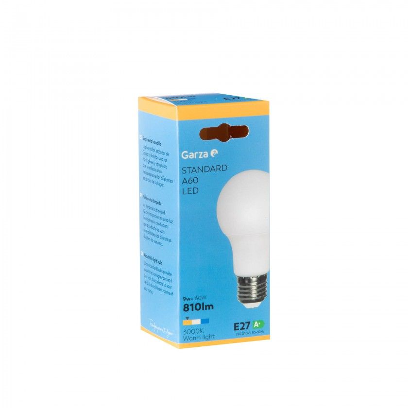Lmpada Led Standard E27 9W Luz Quente