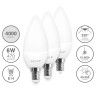 Lâmpada Led Vela E14 6W Luz Neutra Pack 3 Lâmpada Led Vela E14 6W Luz Neutra Pack 3