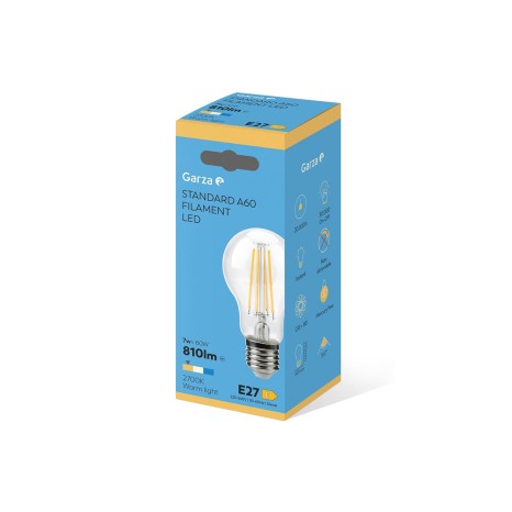 Lâmpada Led Filamento Standard E27 7W Luz Quente - Image product