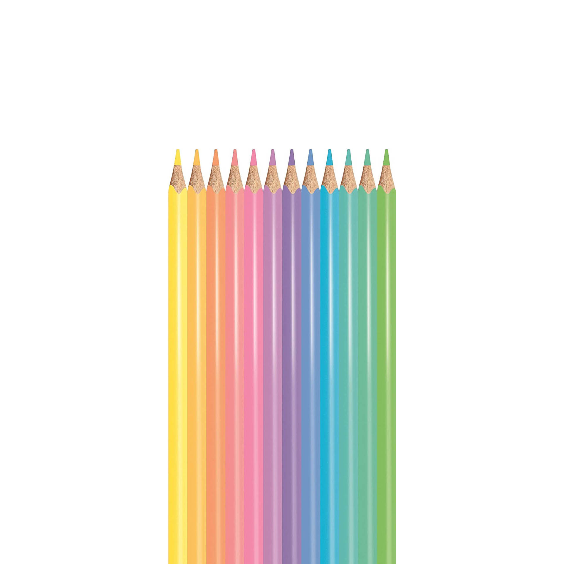Lapis Cor Mapedes Pastel 12 Cores