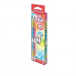 Lpis Maped Grafite Minicute HB2 Pack 6