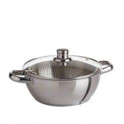 Fritadeira Inox Tampa Vidro Induo N°24