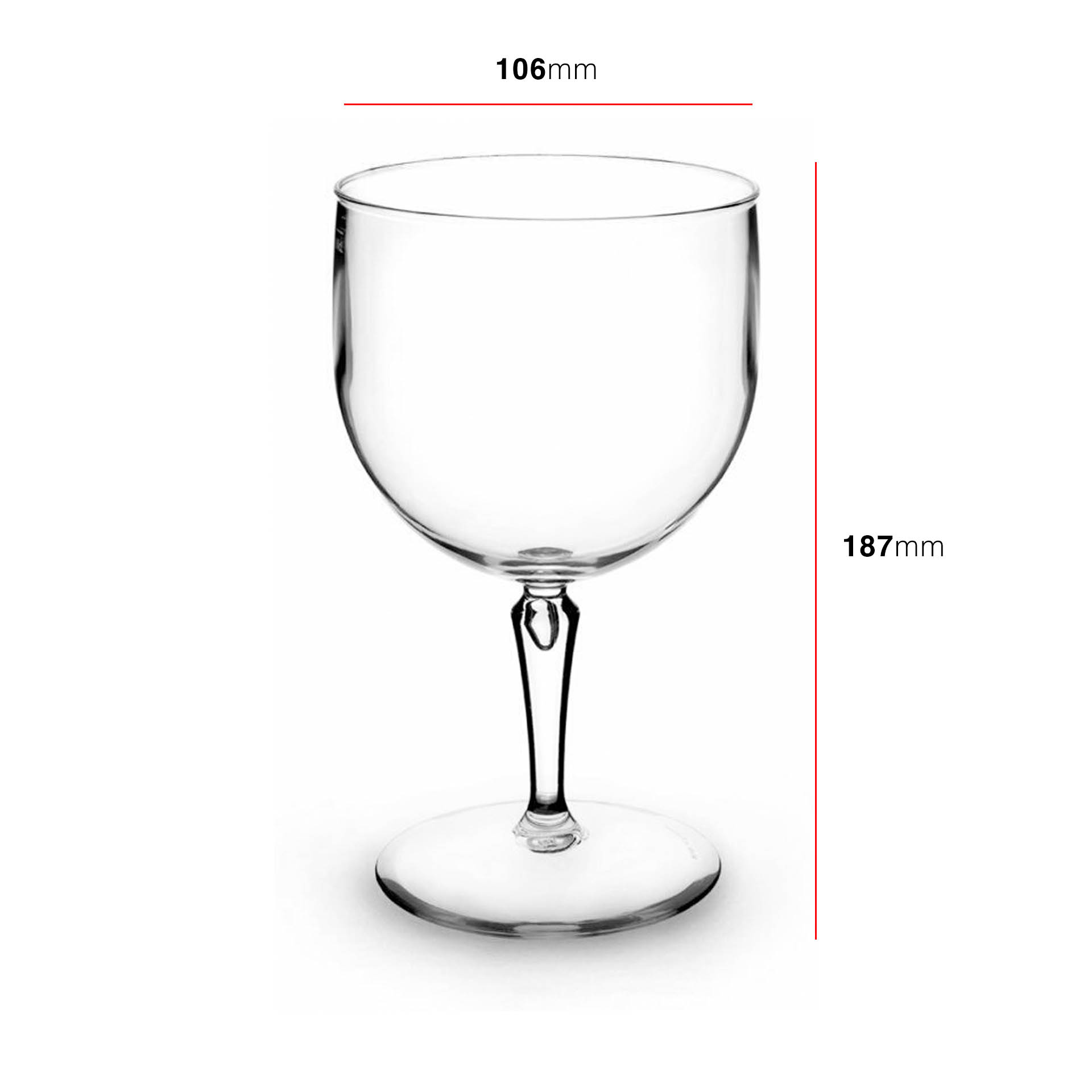 Copo Gin Policarbonato 60cl