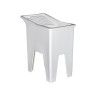 Tanque Lavar Roupa Fibra Branco N.1 70X45X75cm Tanque Lavar Roupa Fibra Branco N.1 70X45X75cm