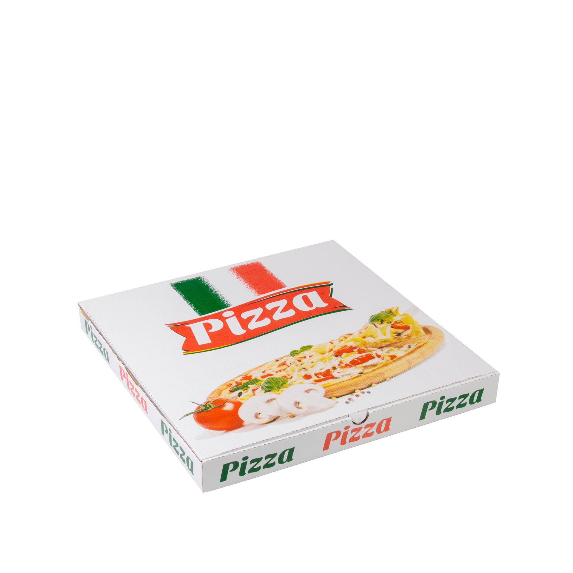 Caixa Cartão Pizza Micro 36X36X4.5cm Pack 100