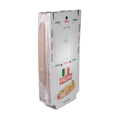 Caixa Cartão Pizza Micro 41X41X4.5cm Pack 100