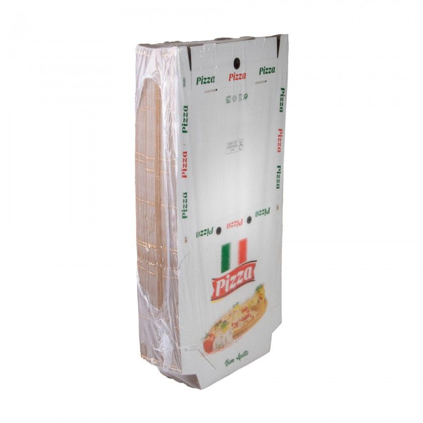 Caixa Cartão Pizza Micro 41X41X4.5cm Pack 100 Caixa Cartão Pizza Micro 41X41X4.5cm Pack 100