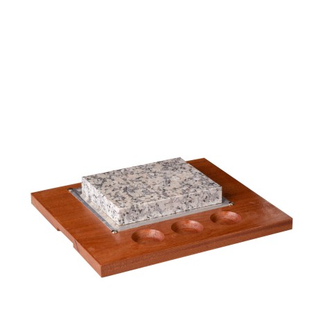 Tabua Com 3 Cavidades+Pedra 19X15cm - Image product