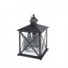 Lanterna Natal Com Led Preto 38CM Lanterna Natal Com Led Preto 38CM