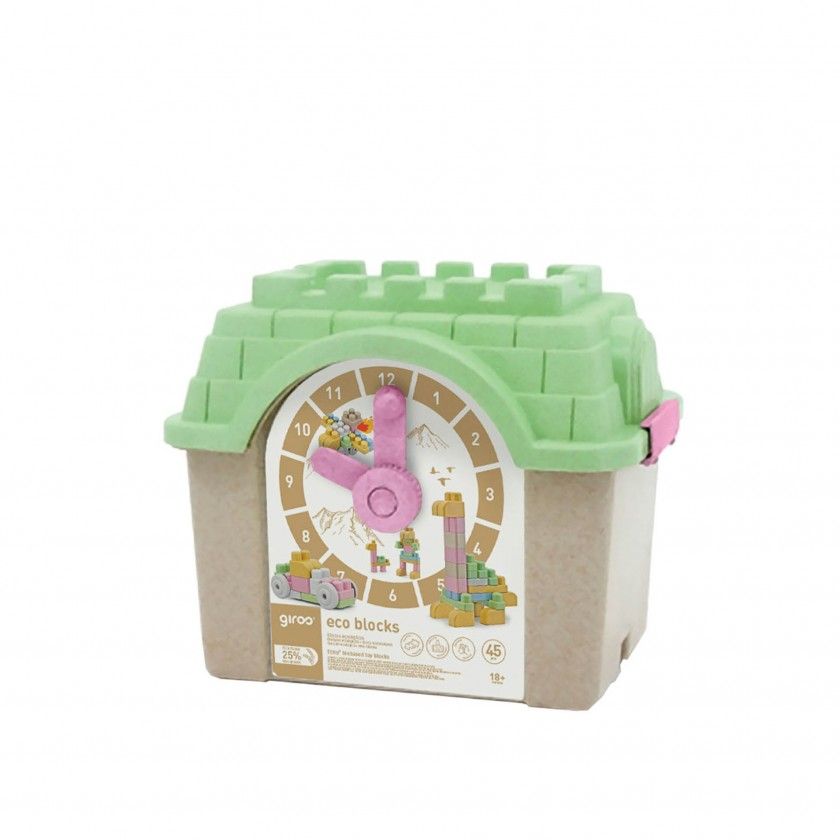 Blocos Ecolgicos Casa Relgio 45 Peas