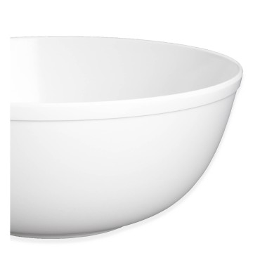 Tigela Melamina Branco 3900ml 26X11cm