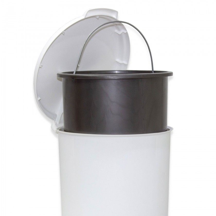 Balde com Pedal e Interior 6l 25.5X29cm Balde com Pedal e Interior 6l 25.5X29cm