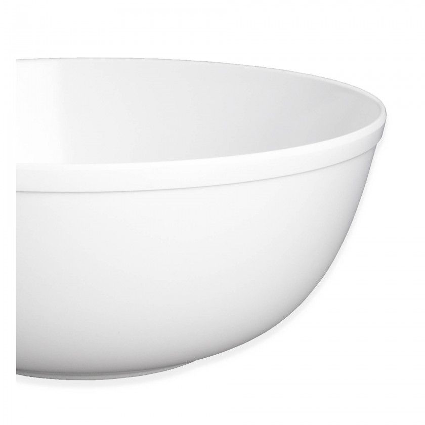 Tigela Melamina Branco 3900ml 26X11cm Tigela Melamina Branco 3900ml 26X11cm