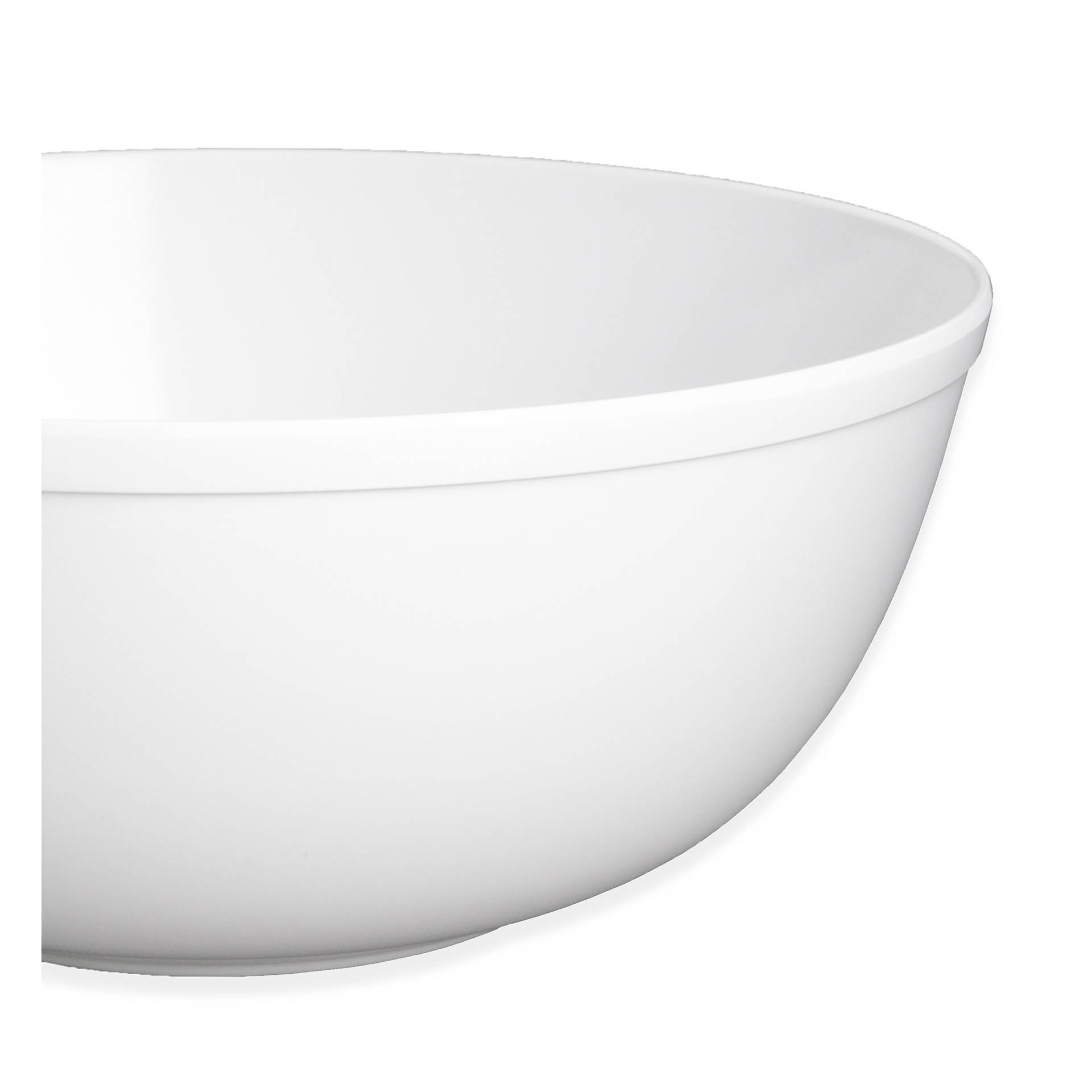 Tigela Melamina Branco 3900ml 26X11cm