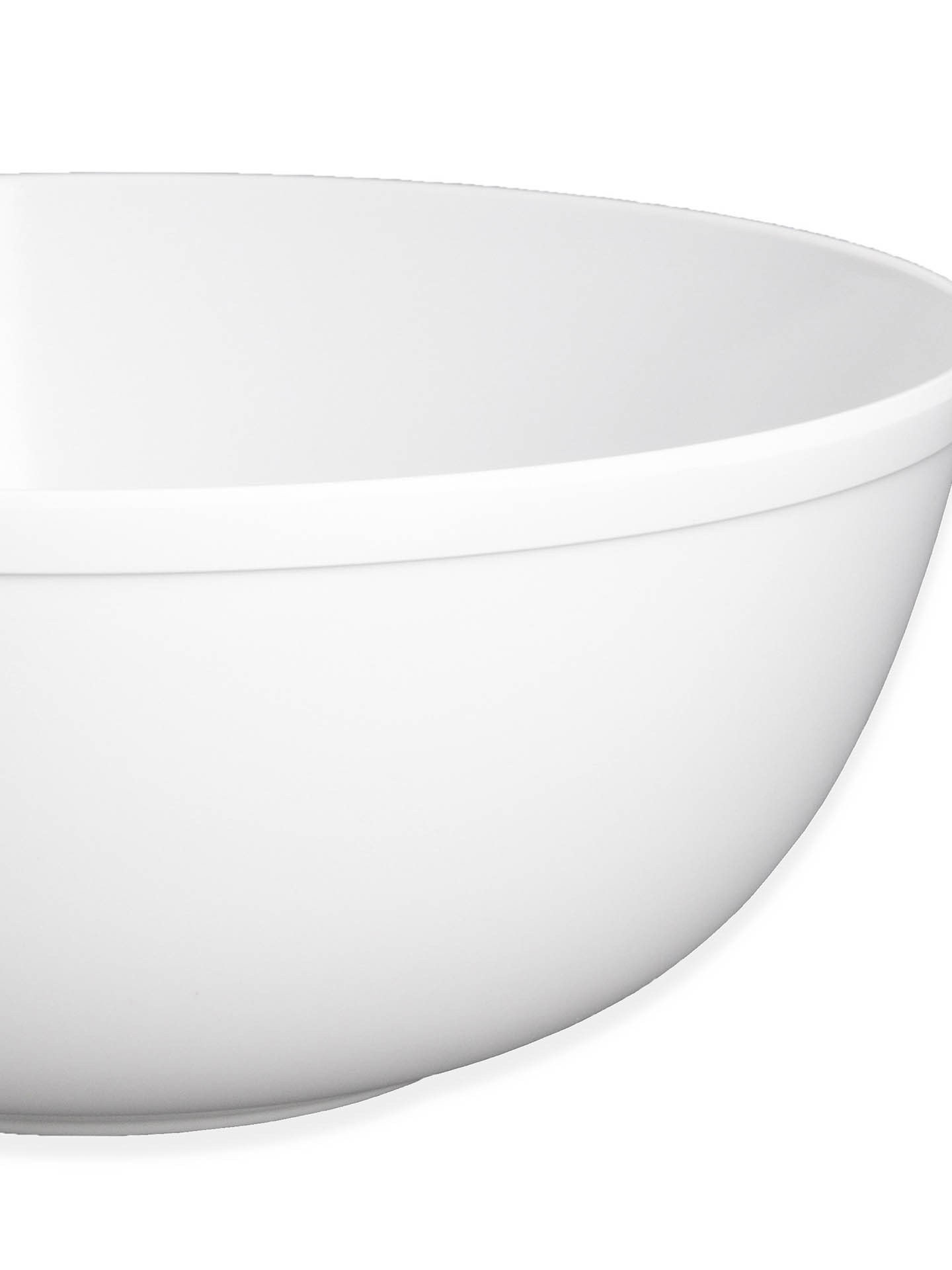 Tigela Melamina Branco 3900ml 26X11cm