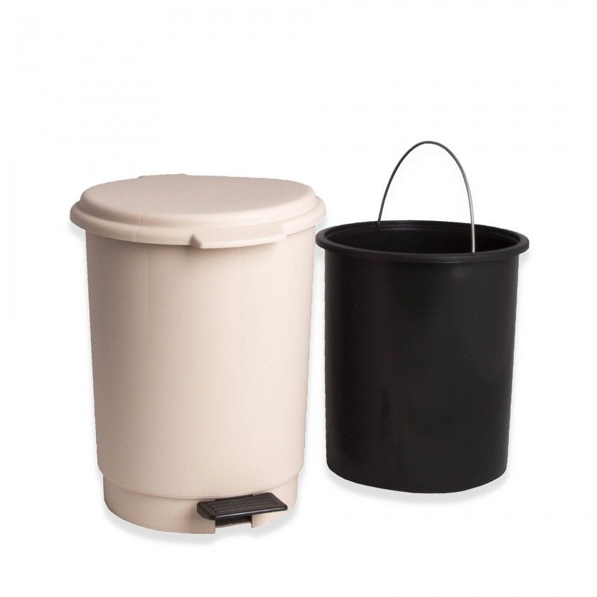 Balde com Pedal e Interior 6l 25.5X29cm Balde com Pedal e Interior 6l 25.5X29cm
