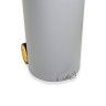 Contentor Eco com Pedal e Rodas Cinzento Tampa Amarela 80l 48X50X80cm Contentor Eco com Pedal e Rodas Cinzento Tampa Amarela 80l 48X50X80cm